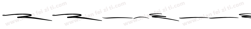 Shockwave Brush Regu字体转换